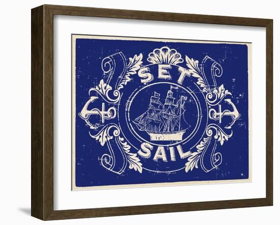 Nautical Advice 8-Z Studio-Framed Art Print