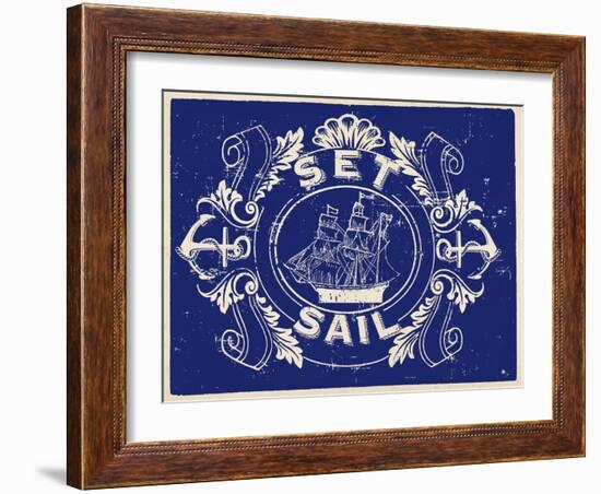 Nautical Advice 8-Z Studio-Framed Art Print