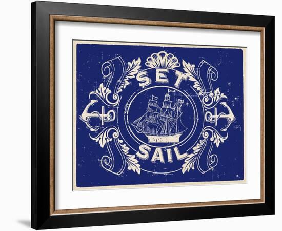 Nautical Advice 8-Z Studio-Framed Art Print