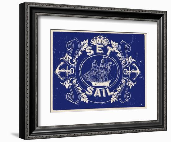 Nautical Advice 8-Z Studio-Framed Art Print