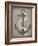 Nautical Anchor Vertical Gray-Ryan Fowler-Framed Art Print