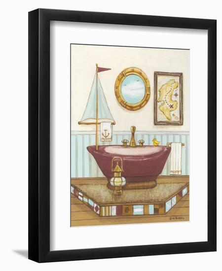 Nautical Bath I-Wendy Russell-Framed Art Print