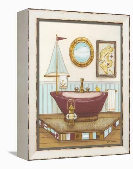 Nautical Bath I-Wendy Russell-Framed Stretched Canvas