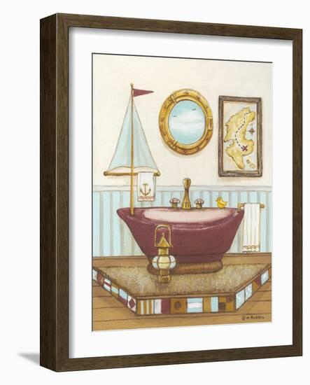 Nautical Bath I-Wendy Russell-Framed Art Print