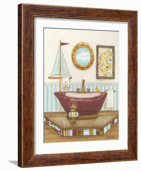 Nautical Bath I-Wendy Russell-Framed Art Print