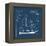 Nautical Blueprint I-The Vintage Collection-Framed Stretched Canvas