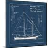 Nautical Blueprint I-The Vintage Collection-Mounted Giclee Print