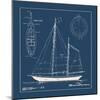 Nautical Blueprint II-The Vintage Collection-Mounted Giclee Print