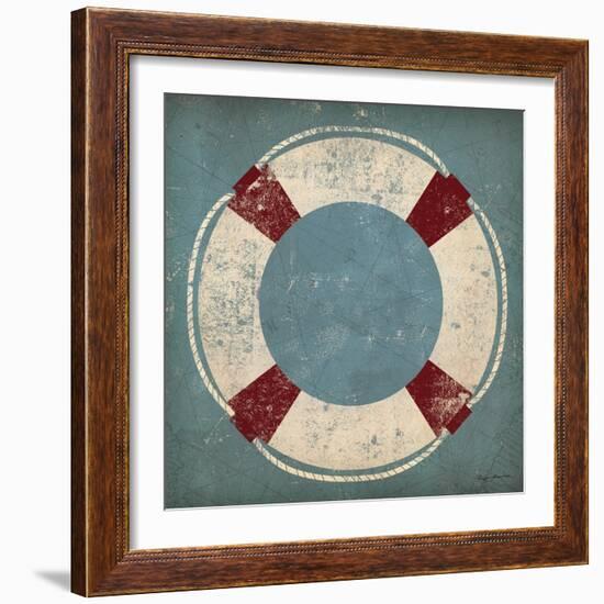 Nautical Buoy Blue-Ryan Fowler-Framed Art Print