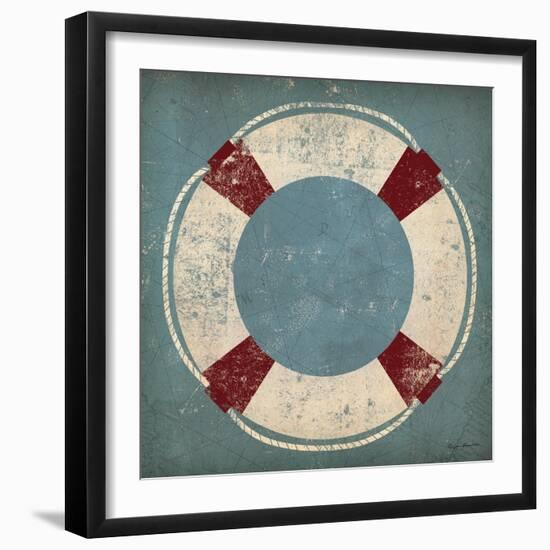 Nautical Buoy Blue-Ryan Fowler-Framed Art Print