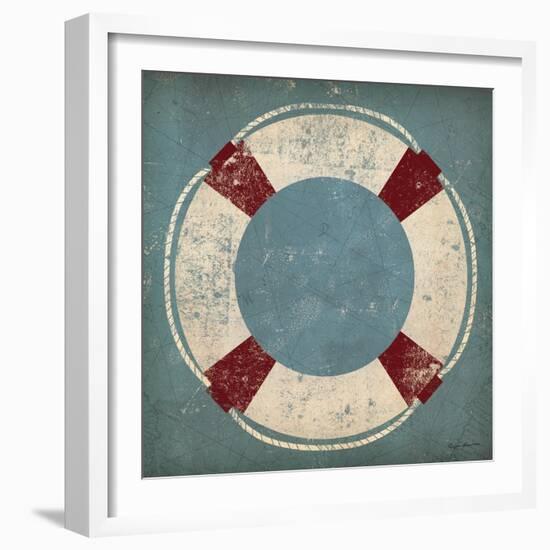 Nautical Buoy Blue-Ryan Fowler-Framed Art Print