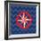 Nautical Compass-N. Harbick-Framed Art Print