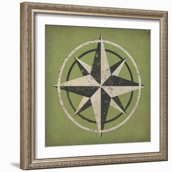 Nautical Compass-Ryan Fowler-Framed Art Print