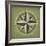 Nautical Compass-Ryan Fowler-Framed Art Print