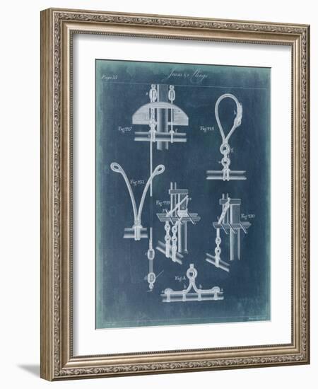 Nautical Detail Blueprint IV-Vision Studio-Framed Art Print