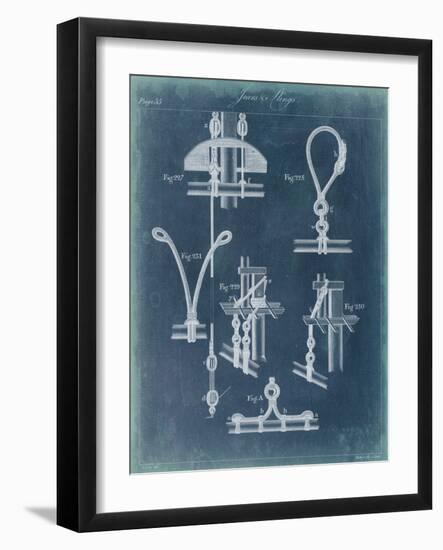 Nautical Detail Blueprint IV-Vision Studio-Framed Art Print