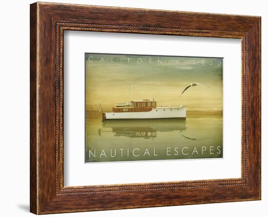 Nautical Escapes 1-Carlos Casamayor-Framed Giclee Print