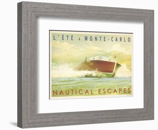 Nautical Escapes 2-Carlos Casamayor-Framed Art Print