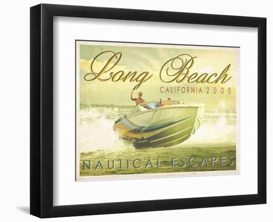 Nautical Escapes 3-Carlos Casamayor-Framed Art Print