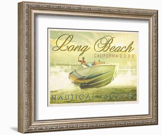 Nautical Escapes 3-Carlos Casamayor-Framed Art Print