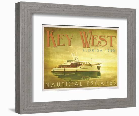 Nautical Escapes 4-Carlos Casamayor-Framed Art Print