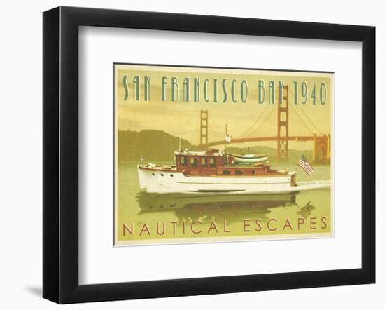 Nautical Escapes 5-Carlos Casamayor-Framed Art Print