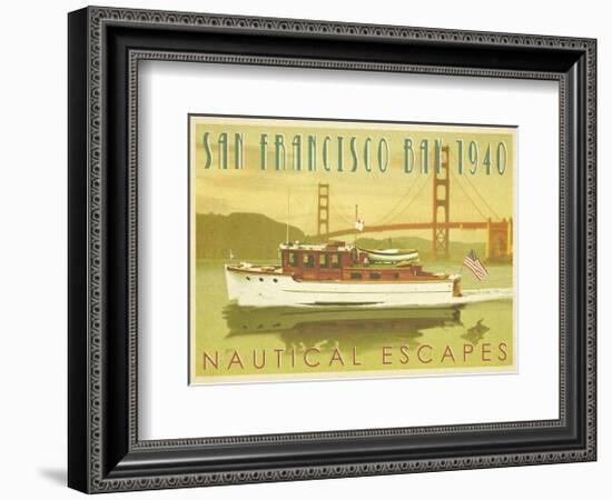 Nautical Escapes 5-Carlos Casamayor-Framed Art Print