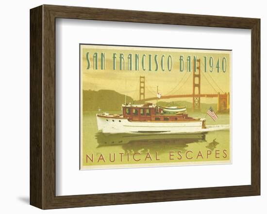 Nautical Escapes 5-Carlos Casamayor-Framed Art Print