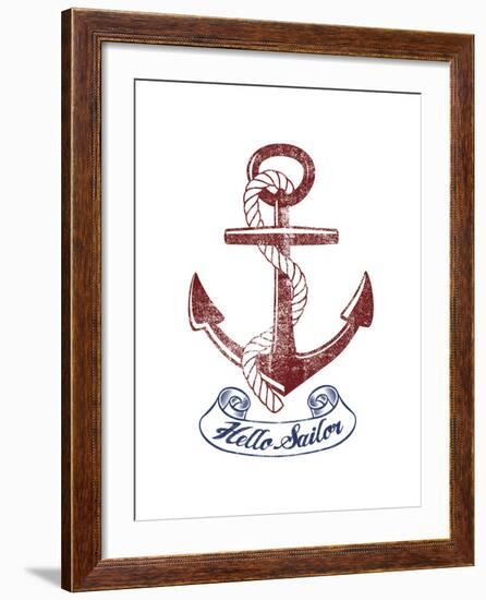 Nautical Ink I-Ken Hurd-Framed Giclee Print