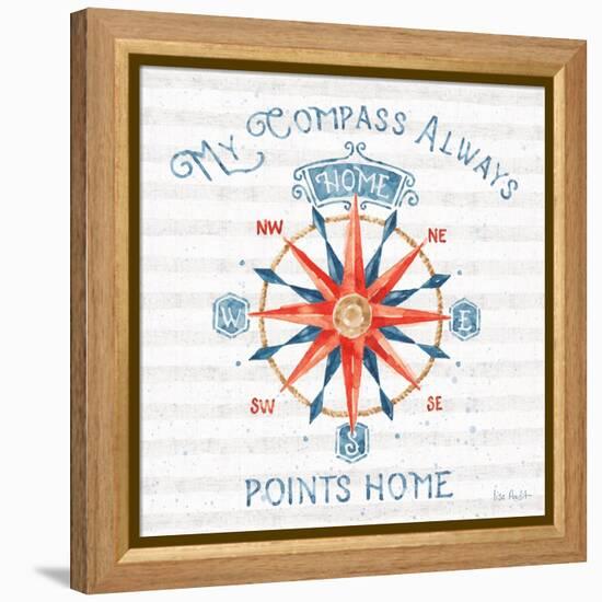 Nautical Life VII-Lisa Audit-Framed Stretched Canvas