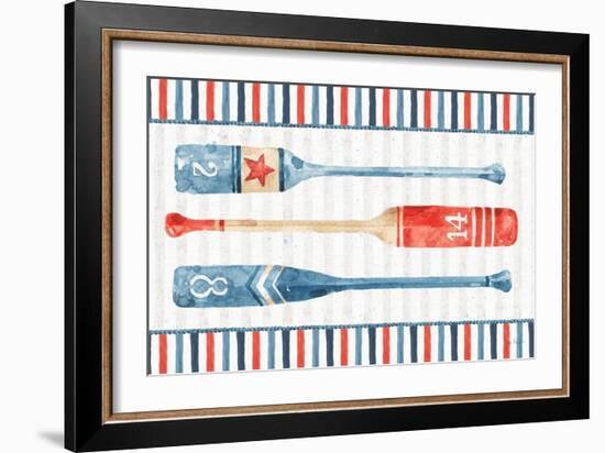 Nautical Life XI-Lisa Audit-Framed Art Print