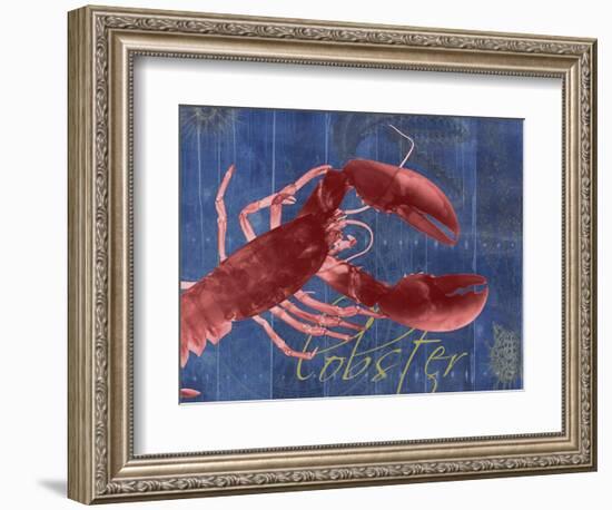 Nautical Lobster 1-Albert Koetsier-Framed Art Print