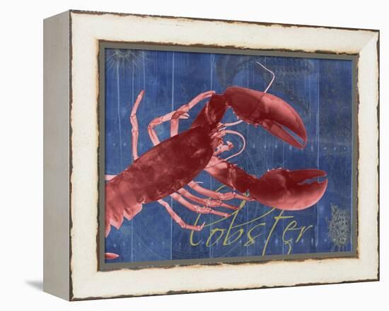 Nautical Lobster 1-Albert Koetsier-Framed Stretched Canvas