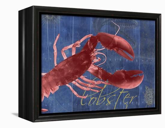 Nautical Lobster 1-Albert Koetsier-Framed Stretched Canvas