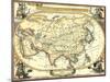 Nautical Map of Asia-Vision Studio-Mounted Art Print