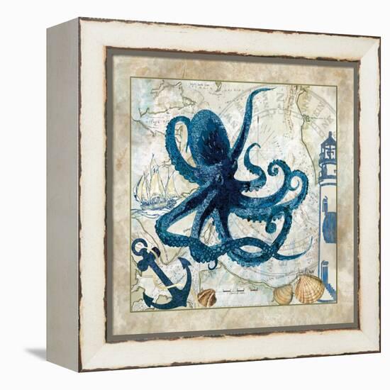 Nautical Octopus-Jill Meyer-Framed Stretched Canvas