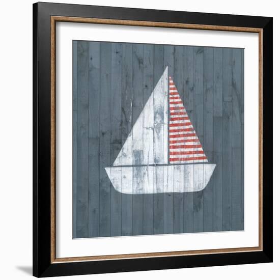 Nautical Plank I-Grace Popp-Framed Art Print