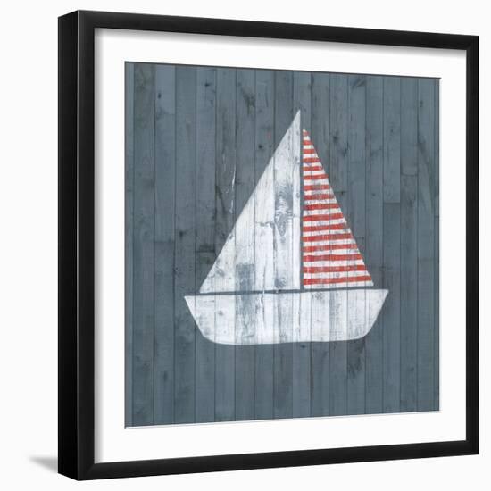 Nautical Plank I-Grace Popp-Framed Art Print