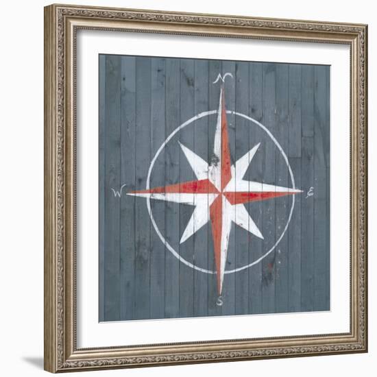 Nautical Plank III-Grace Popp-Framed Art Print