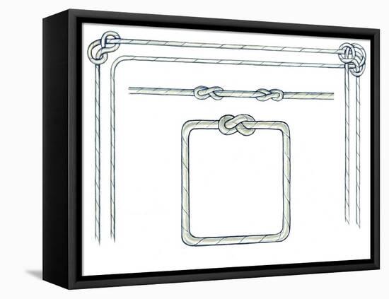 Nautical Ropes-Geraldine Aikman-Framed Premier Image Canvas