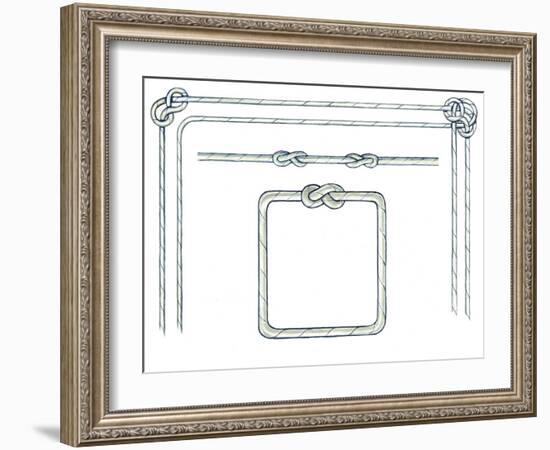 Nautical Ropes-Geraldine Aikman-Framed Giclee Print