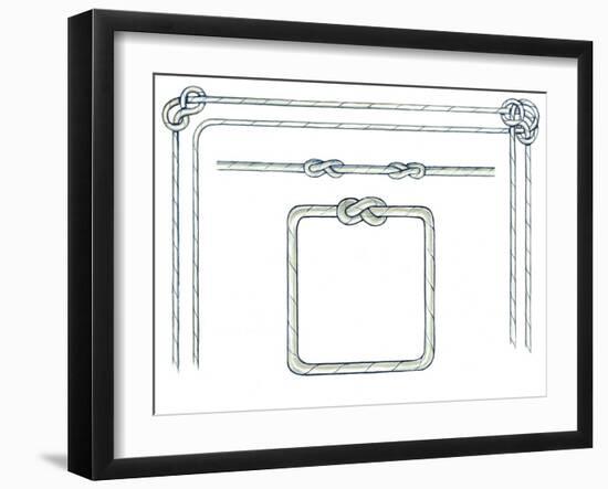 Nautical Ropes-Geraldine Aikman-Framed Giclee Print