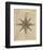 Nautical Series - Nautical Star-Sparx Studio-Framed Art Print