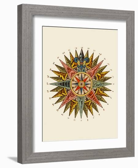 Nautical Star-Fab Funky-Framed Art Print