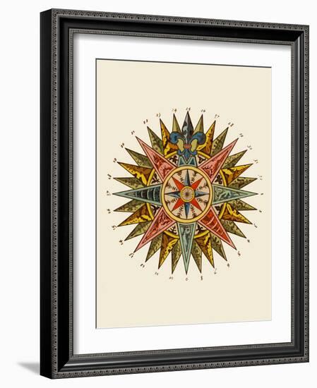 Nautical Star-Fab Funky-Framed Art Print