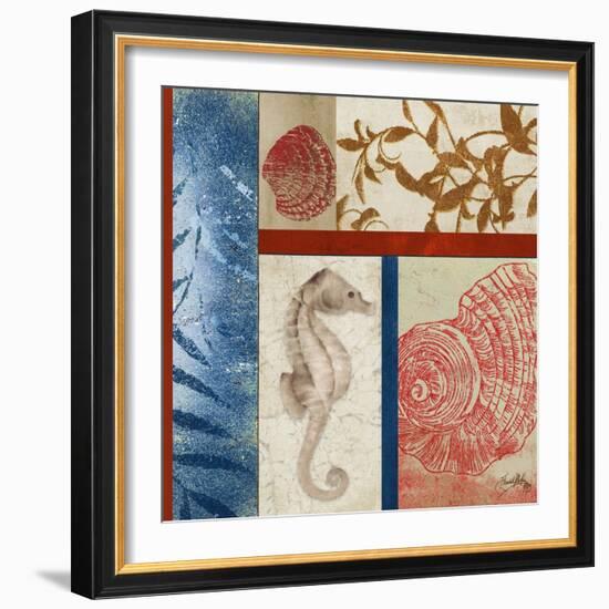 Nautical Surroundings Squares I-Elizabeth Medley-Framed Art Print