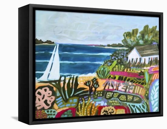 Nautical Whimsy II-Karen Fields-Framed Stretched Canvas