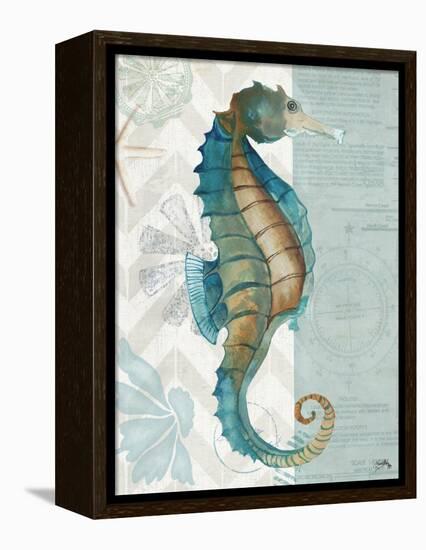 Nautical World II-Elizabeth Medley-Framed Stretched Canvas