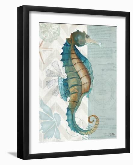 Nautical World II-Elizabeth Medley-Framed Art Print