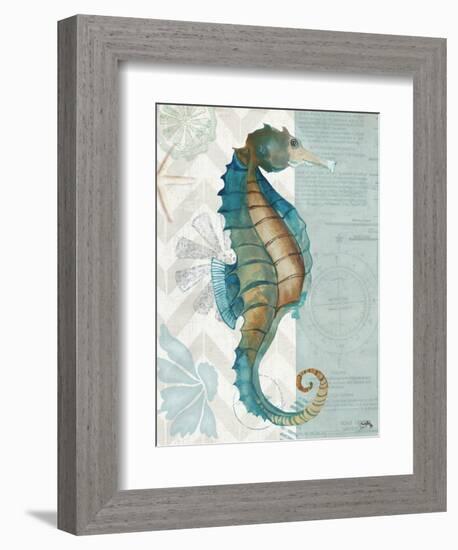 Nautical World II-Elizabeth Medley-Framed Premium Giclee Print